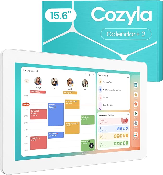 Cozyla Mate Calendar+ 2: 15.6" Digital Calendar Wall Touch Screen Chore Chart by CozylaMate