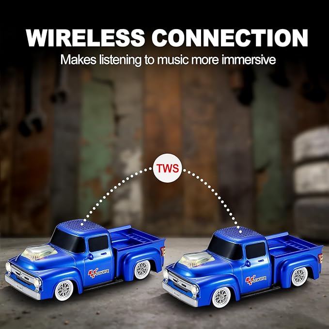 Vintage Pickup Truck Bluetooth Speaker, Retro Truck Model - Image 3