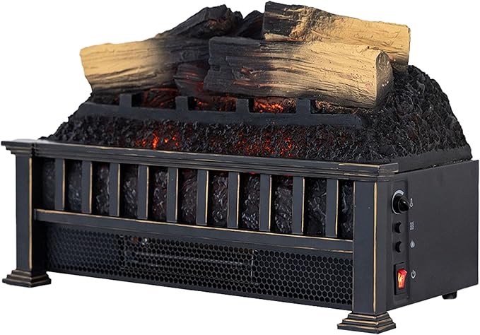 Country Living Electric Fireplace Logs, 20” LED Electric Fireplace Inserts - Image 9