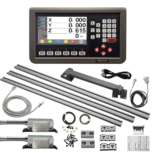 3 Axis DRO Digital Readout Magnetic Scale DRO Display Kit CNC Milling Lathe by Baykunltools