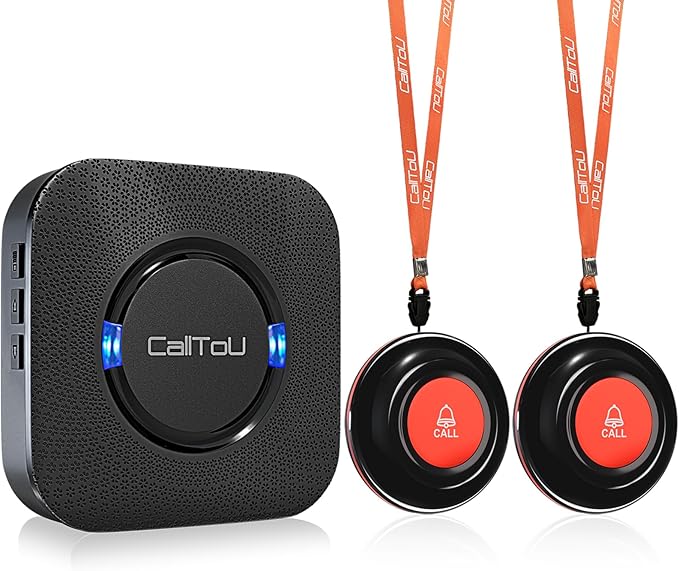 CallToU Wireless Caregiver Call Button Elderly Monitoring Alert Systems by CallToU