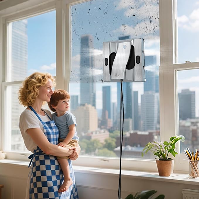 RSSIDOL Window Cleaning Robot 6000Pa Suction Power Window Cleaner Robot - Image 6