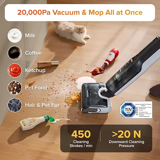 roborock F25 LT Wet Dry Vacuum Cleaner and Mop, 20000Pa Cordless Vacuum Mop - Image 2