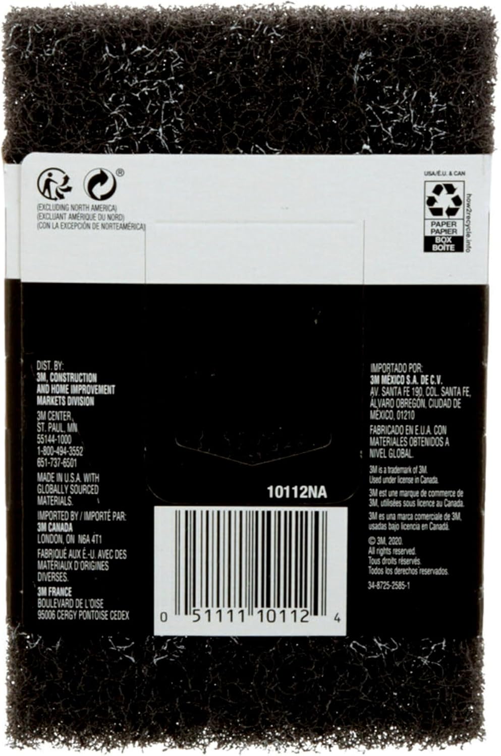 3M Heavy Duty Stripping Pads, 2 Count, 3-3/4 in x 6 in, Removes Paint, Varnish, Wallpaper Paste & Other Finishes Without Scratching Or Gouging The Surface (10112NA)