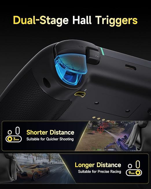 EasySMX X05Pro Wireless PC Controller – Quiet-Press Buttons, 2-Stage Impulse - Image 3