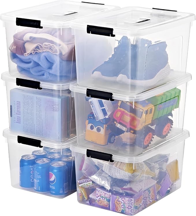 JUJIAJIA 19 Quart Plastic Storage Bins - Image 3