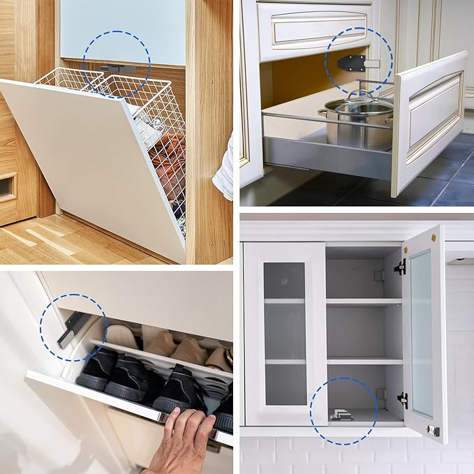 Touch Latch Jiayi Heavy Duty Push Open Cabinet Hardware Magnetic Push Spring - Image 6