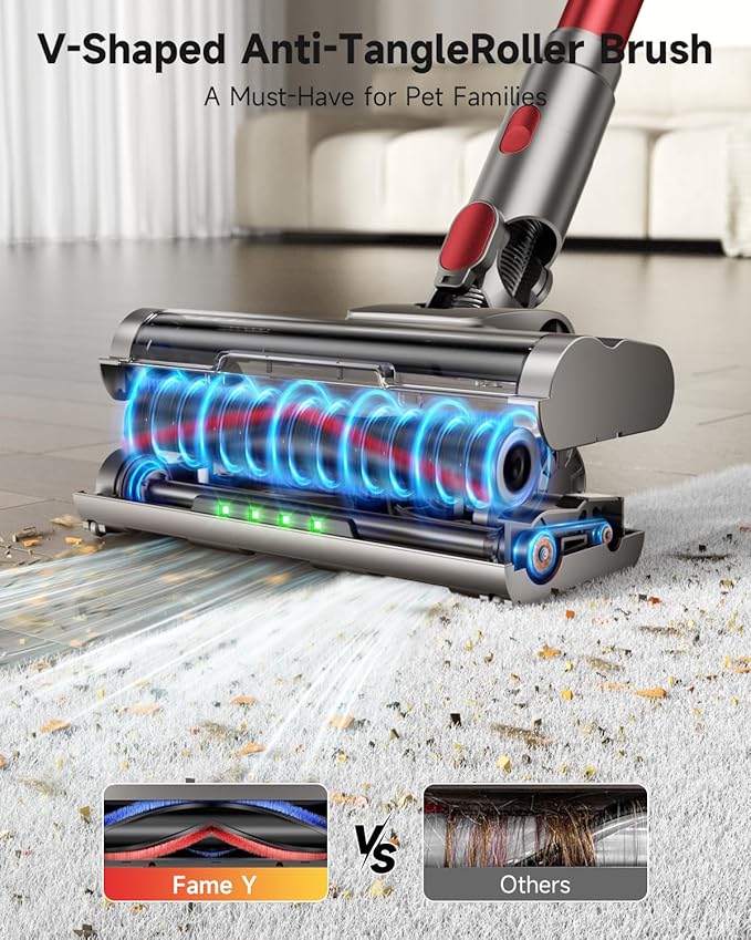 Aipoway Cordless Vacuum Cleaner 580W 50Kpa Vacuum Cleaners - Image 6
