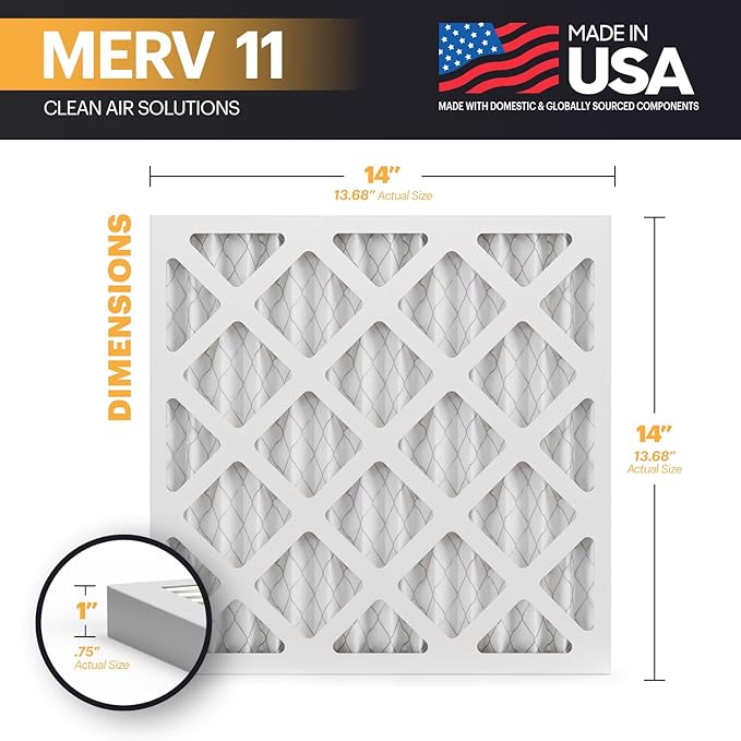 BNX TruFilter 14x14x1 Air Filter MERV 11 - Image 2