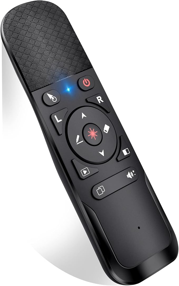 Presentation Remote with Air Mouse Function, Wireless Presenter Clicker RF by Unknown