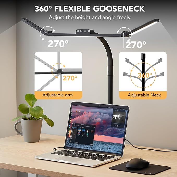 Galnolt LED Desk Lamp for Home Office - Image 4