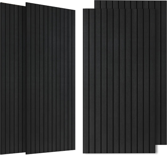 4 Pack Acoustic Panels, 47.2”x23.6” Decorative Large Acoustic Wall Panels