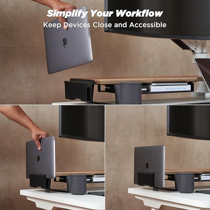 ULTRARM Moodular Add-ons Vertical Laptop Tray Black MSA-VLT - Image 3
