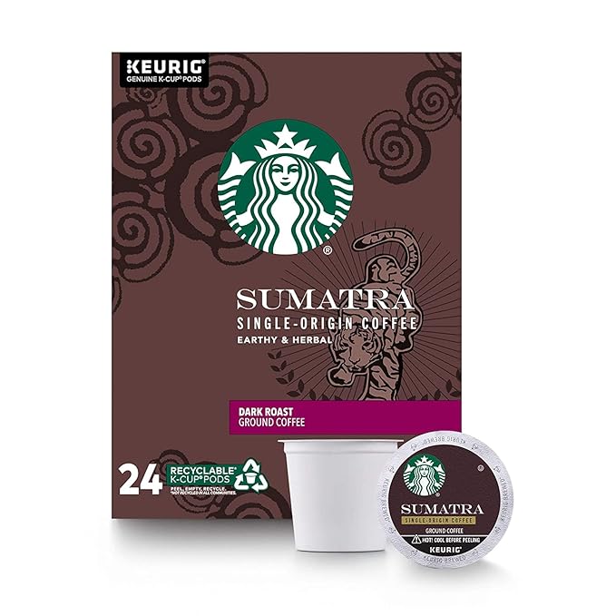 Starbucks Sumatra single serve K-Cup pods by StarbucksCoffee