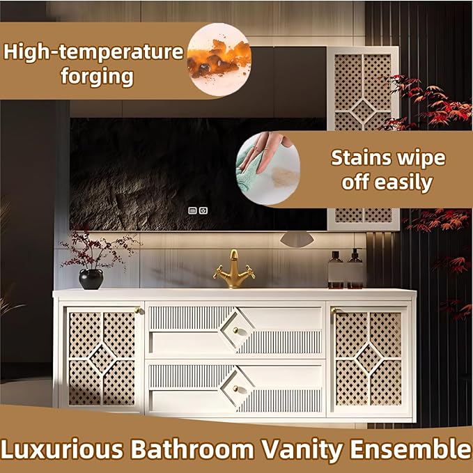 64IN Luxury Floating Bathroom Vanity - Image 5