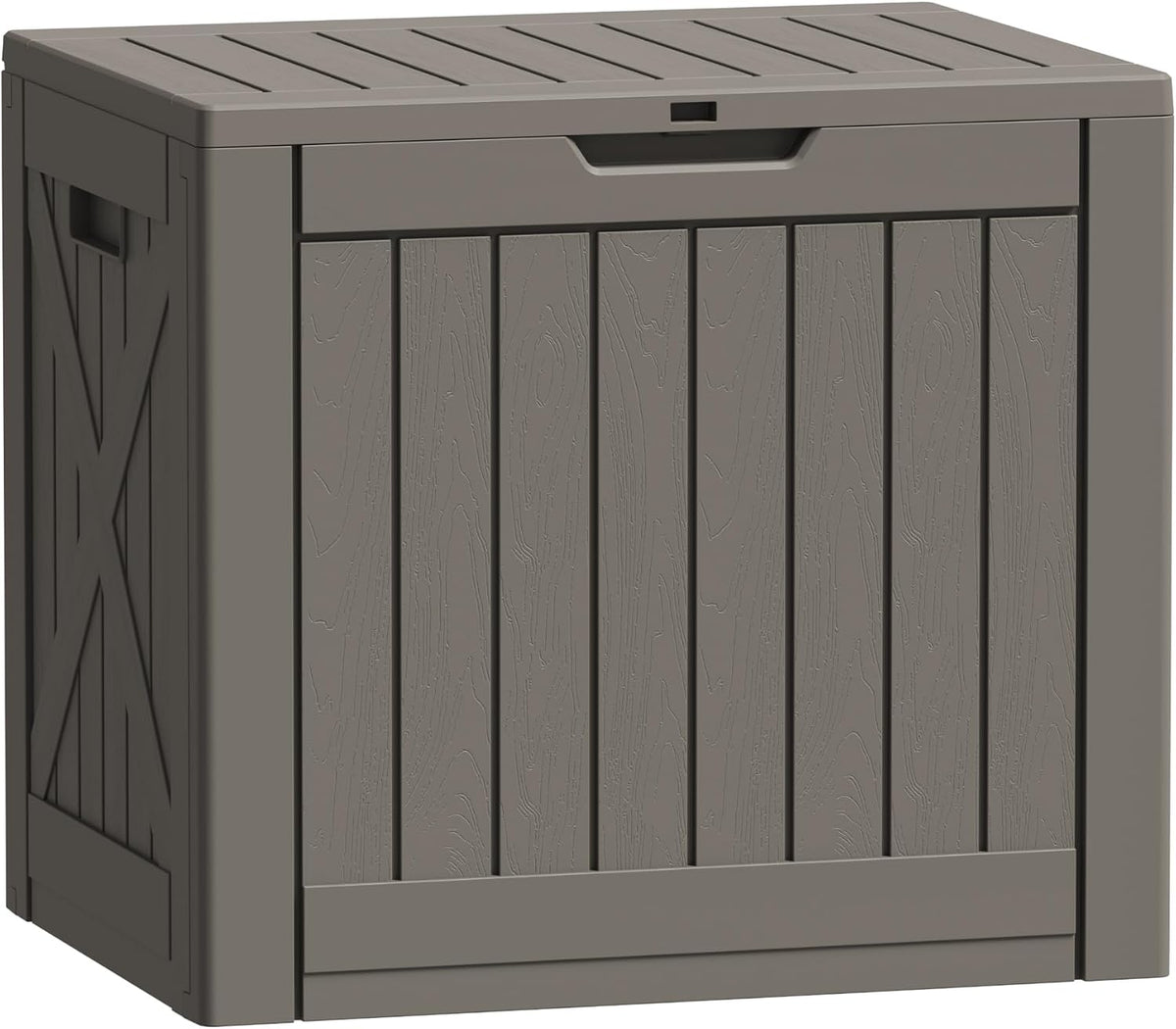 flamaker resin deck box 40 gallon waterproof outdoor, main product view