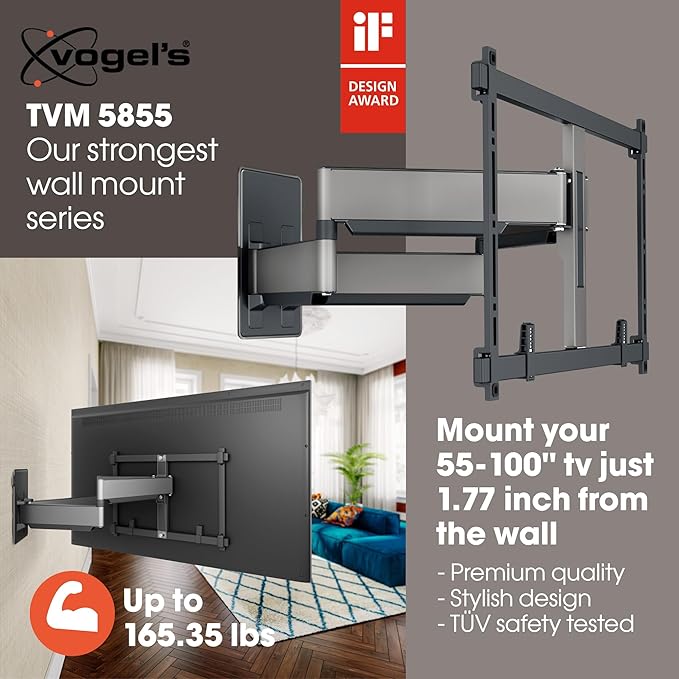 Vogel's TVM 5855 Full-Motion Ultra Strong TV Wall Mount - Image 2