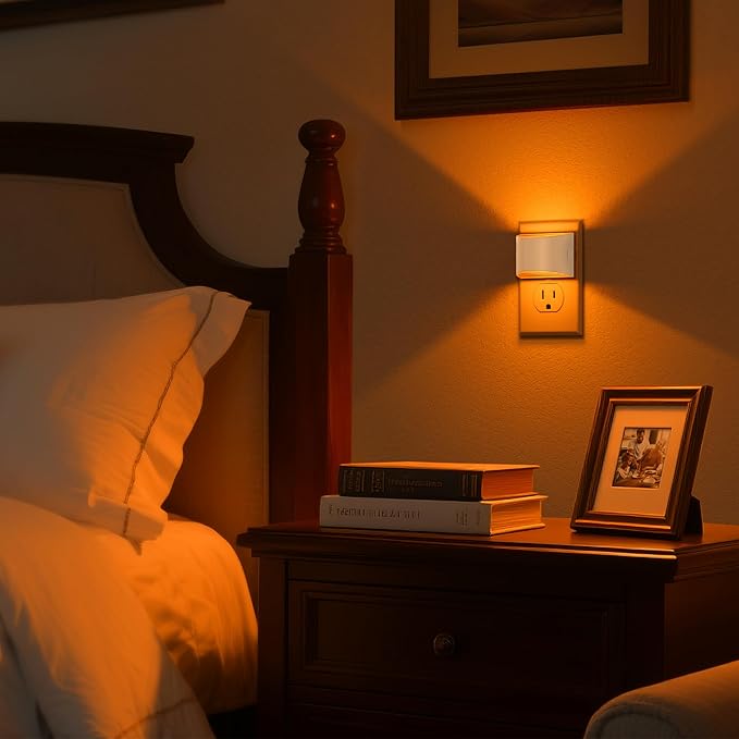 DORESshop LED Night Light, Night Lights Plug into Wall, 3 Level Brightness - Image 3