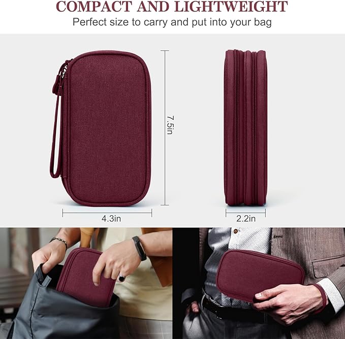FYY Electronic Organizer, Travel Cable Organizer Bag Pouch Electronic - Image 2