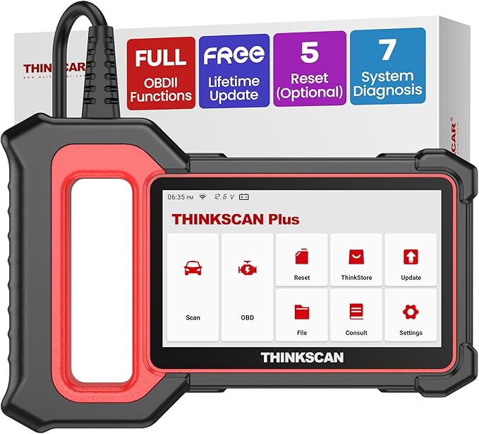 THINKCAR OBD2 Scanner, ThinkScan Plus S7 ABS, IC System Diagnostic Scan Tool by THINKCAR