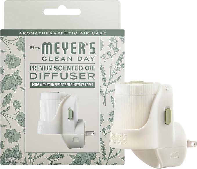 MRS. MEYER'S Clean Day Premium Scented Oil Diffuser, Wall Plug in Air Freshener by MrsMeyers