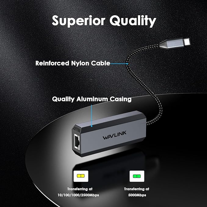 WAVLINK USB-C to Ethernet Adapter - Image 4