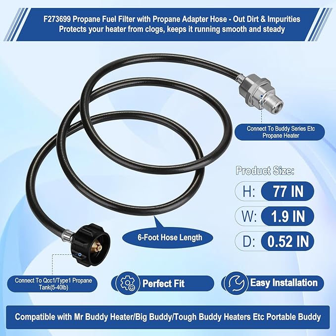 Propane Heater Fuel Filter F273699 - Image 5