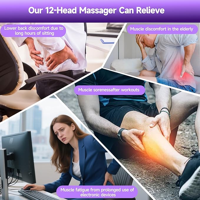 12 Head Massage Gun, Massages Gun Deep Tissue - Image 4