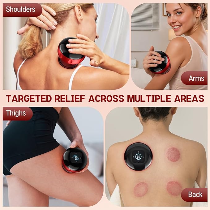 Cakoutanb 2 Pack Smart Cupping Therapy Massager, 7 in 1 Red Light Cupping - Image 6