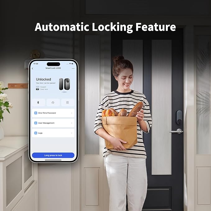 Aqara Smart Lock U200, Matter Over Thread, Keyless Entry Door Lock - Image 6