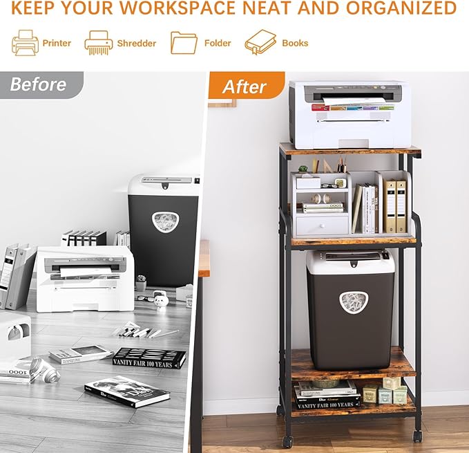 Arbuxzuy 4 Tier Printer Stand - Image 8