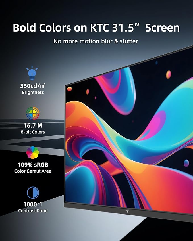 KTC 32 Inch Computer Monitor 2K - Image 5