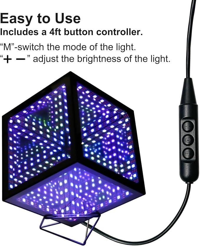 Heepulor Infinity Hyper Cube LED Light LED Controller - Image 6