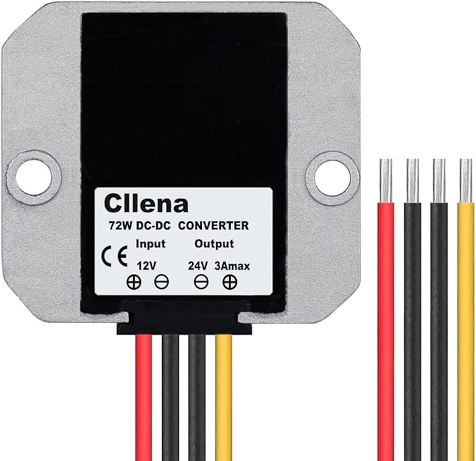 Cllena Waterproof 12V to 24V DC Step Up Converter 3A 72W Voltage Regulator - Image 4