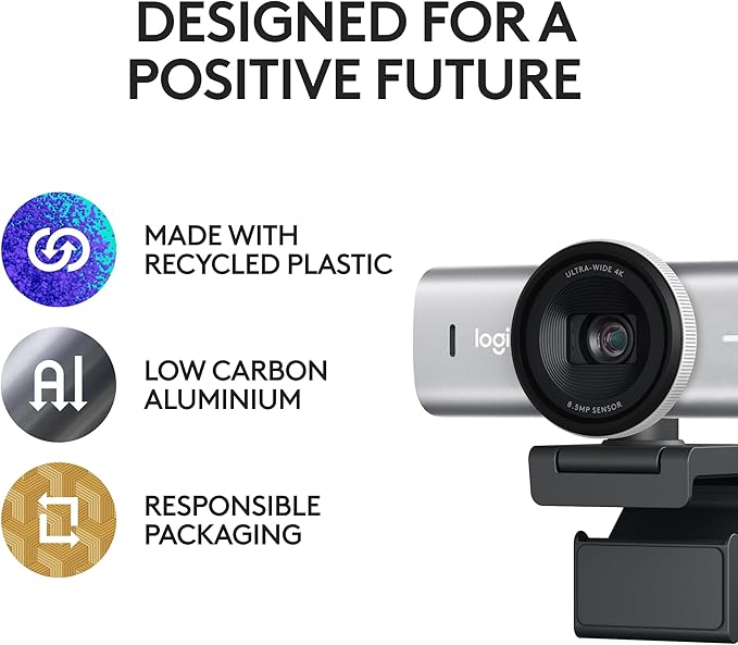 Logitech MX Brio Ultra HD 4K Collaboration, Streaming Webcam, 1080p at 60 FPS - Image 11