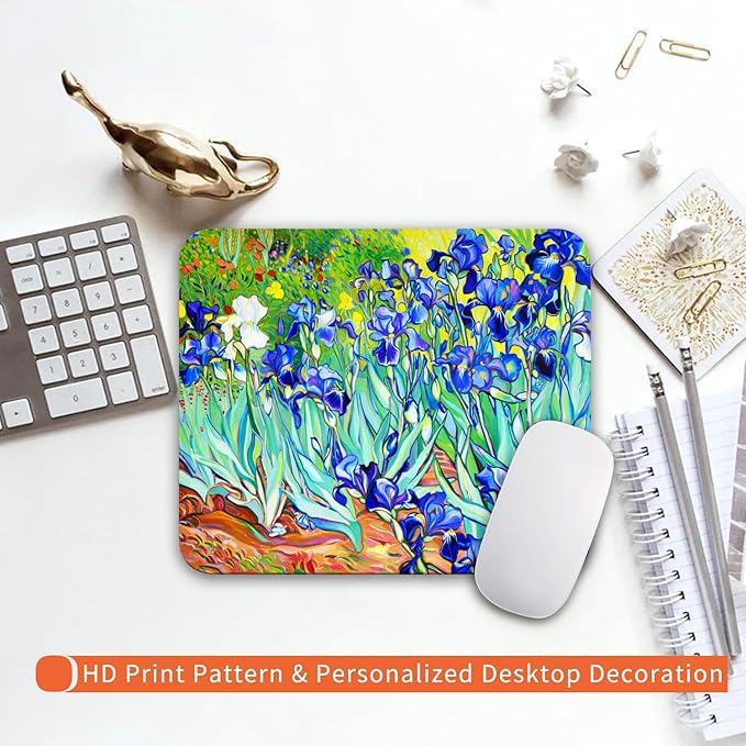 Armanza Square Mouse Pad Lrises, Personalized Premium-Textured Custom Mouse Mat - Image 6