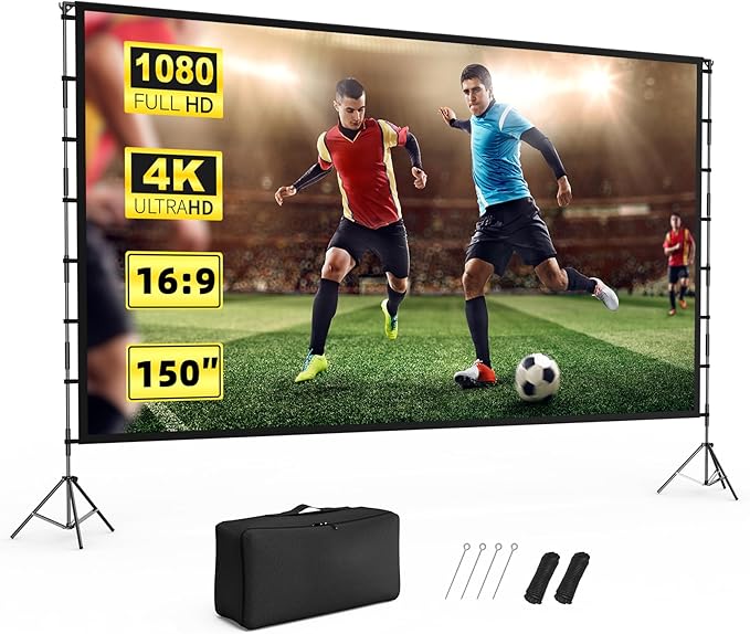 Projector Screen Outdoor, Vamvo Projector Screen by Vamvo