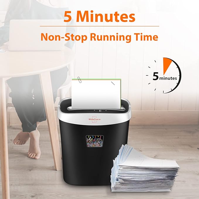 VidaTeco Paper Shredder for Home Office Heavy Duty - Image 8