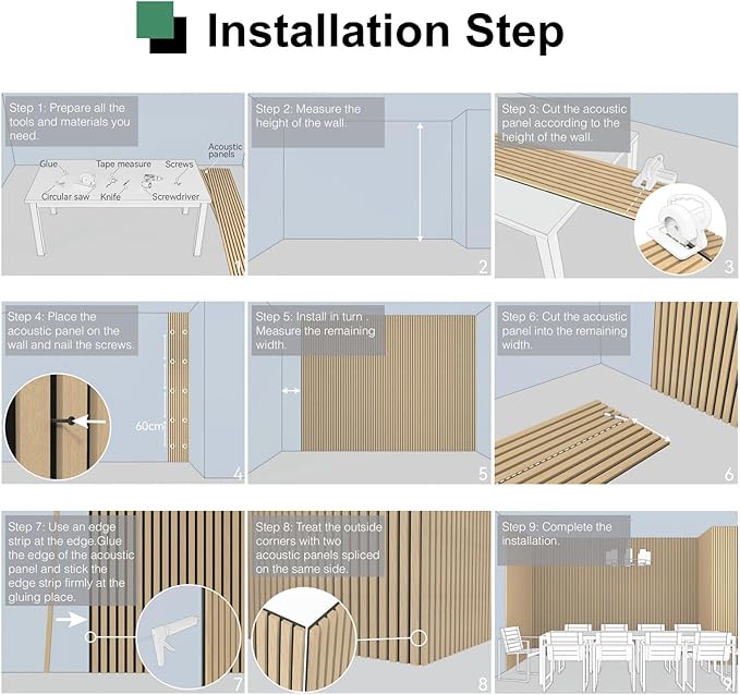 Premium Acoustic Wood Slat Wall Panels – Noise-Reducing Sound Absorption Panels - Image 6