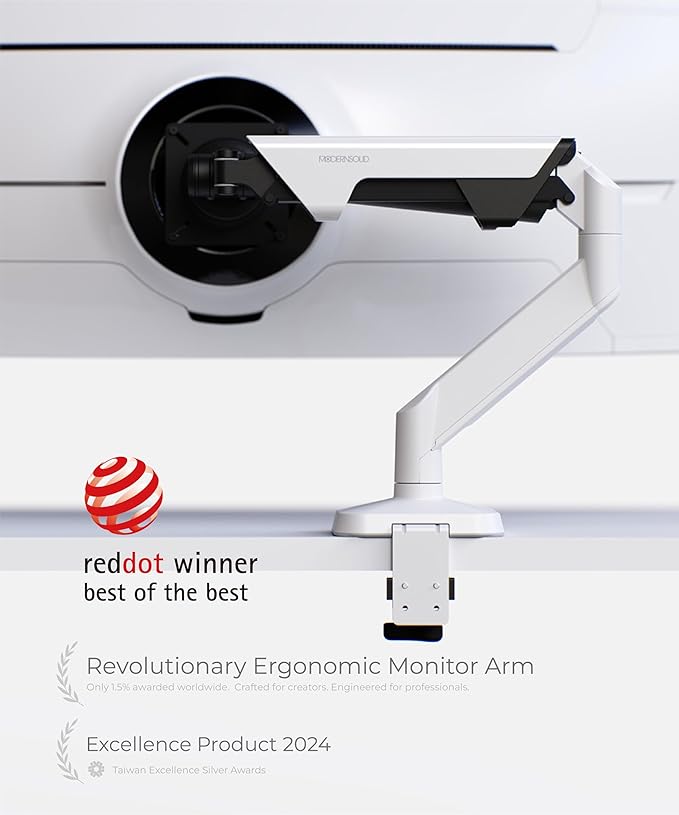 Modernsolid Heavy Duty Monitor Arm Desk Mount - Image 2