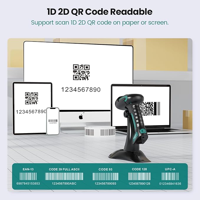 Anyeast Wireless Barcode Scanner - Image 4