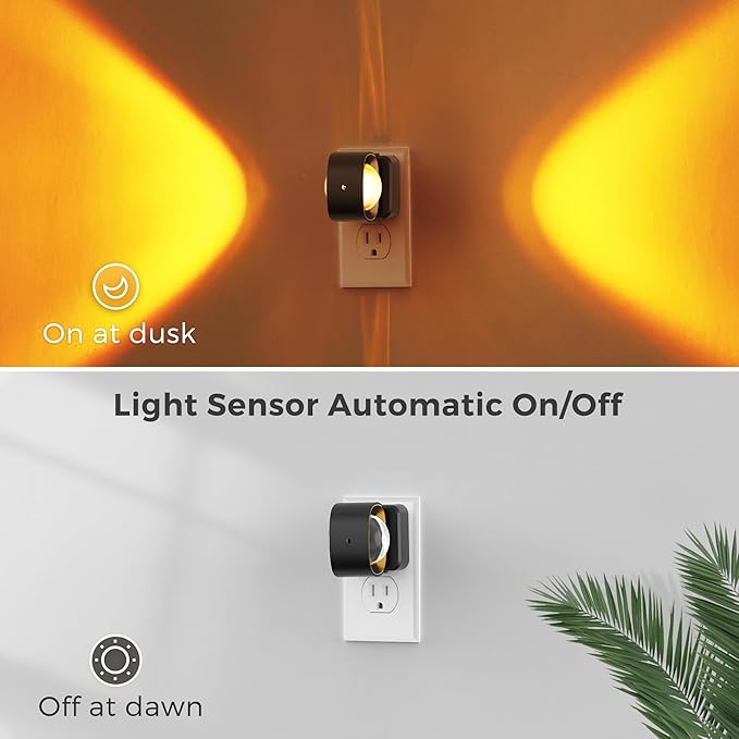 L LOHAS LED Night Light Projector, Color Changing Night Light Plug into Wall - Image 2
