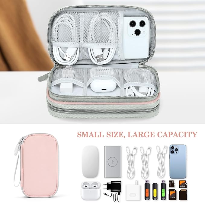 FYY Electronic Organizer, Travel Cable Organizer Bag Pouch Electronic - Image 6