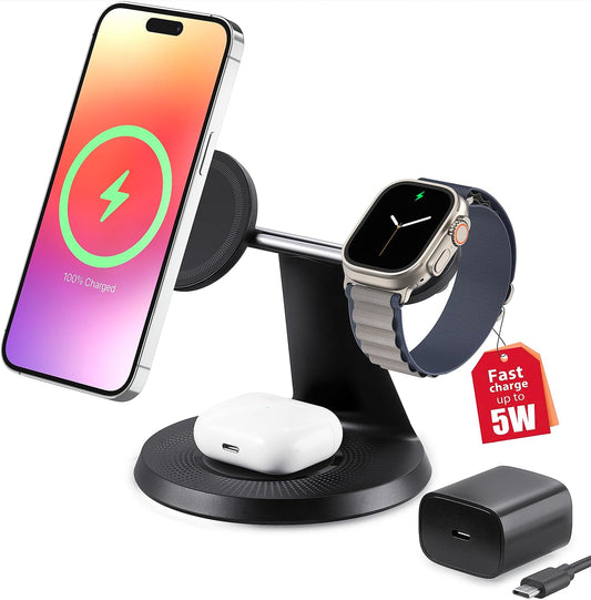 3 in 1 Wireless Charging Station