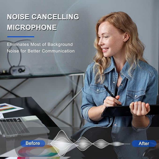 Callez Computer Headset, 3.5mm Cell Phone Headset - Image 3