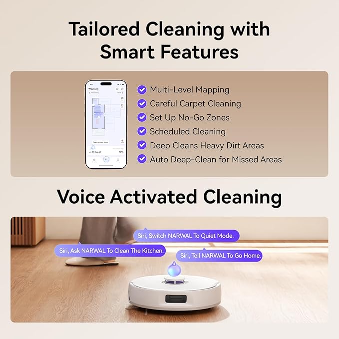 NARWAL Freo X10 Pro Robot Vacuum and Mop Combo, 000Pa Suction, DualFlow - Image 10