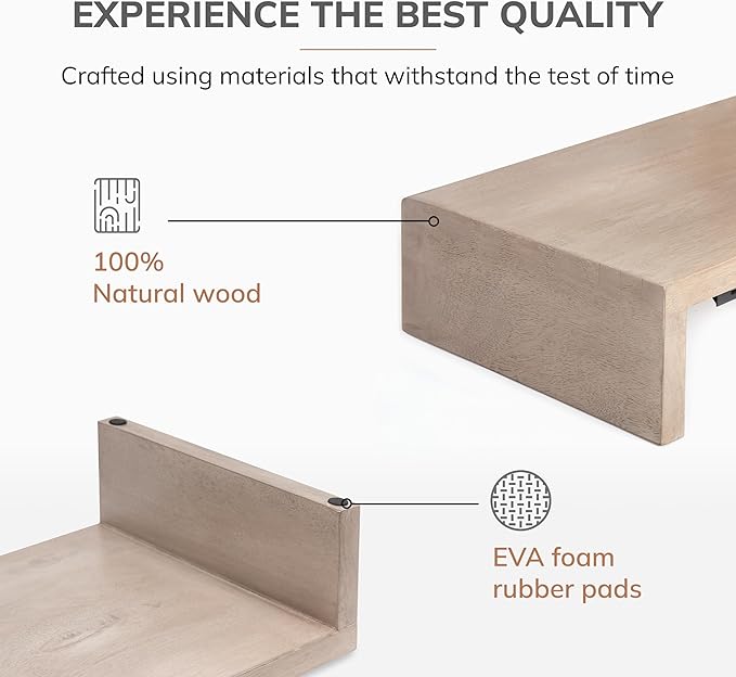 Anji Mountain Wooden Monitor Stand - Image 2