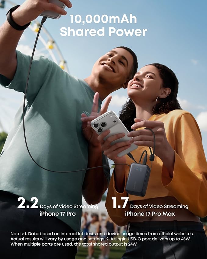Anker Nano Portable Charger, 000mAh 45W Max Compact Power Bank, Travel - Image 6