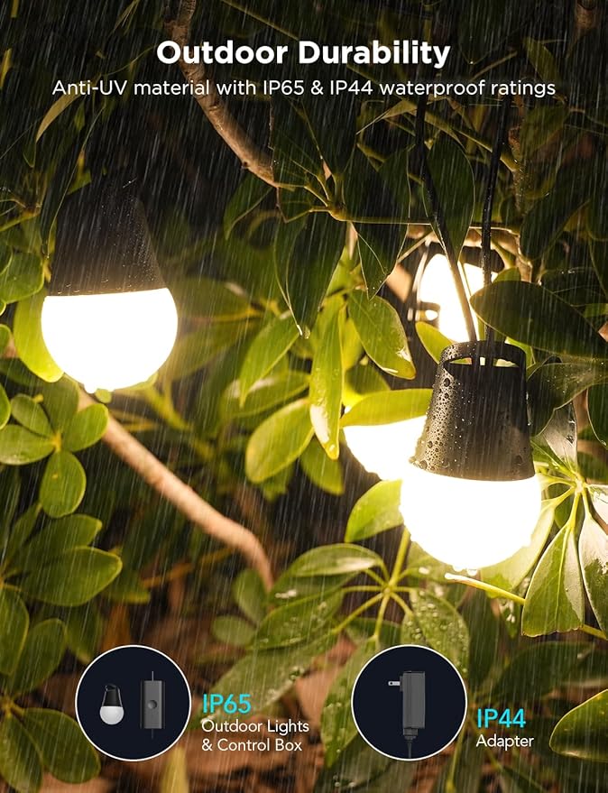 Govee Smart Outdoor String Lights 2, 144ft Outdoor Lights - Image 5