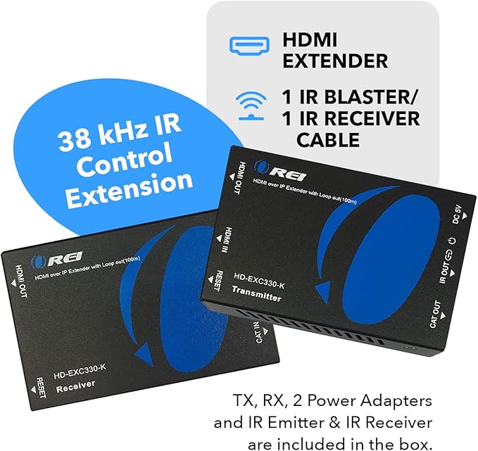 OREI HDMI over Ethernet Extender Over CAT5/CAT6 over IP one to many option - Image 8